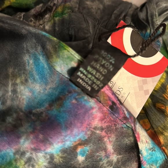NWT.   Sacred Threads Tye-Dye Dress L/XL. BL/RD11  222684 - Picture 3 of 4